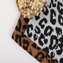 Hot sale 60% cotton 40% polyester knitted cvc one side brushed custom animal print fleece fabric